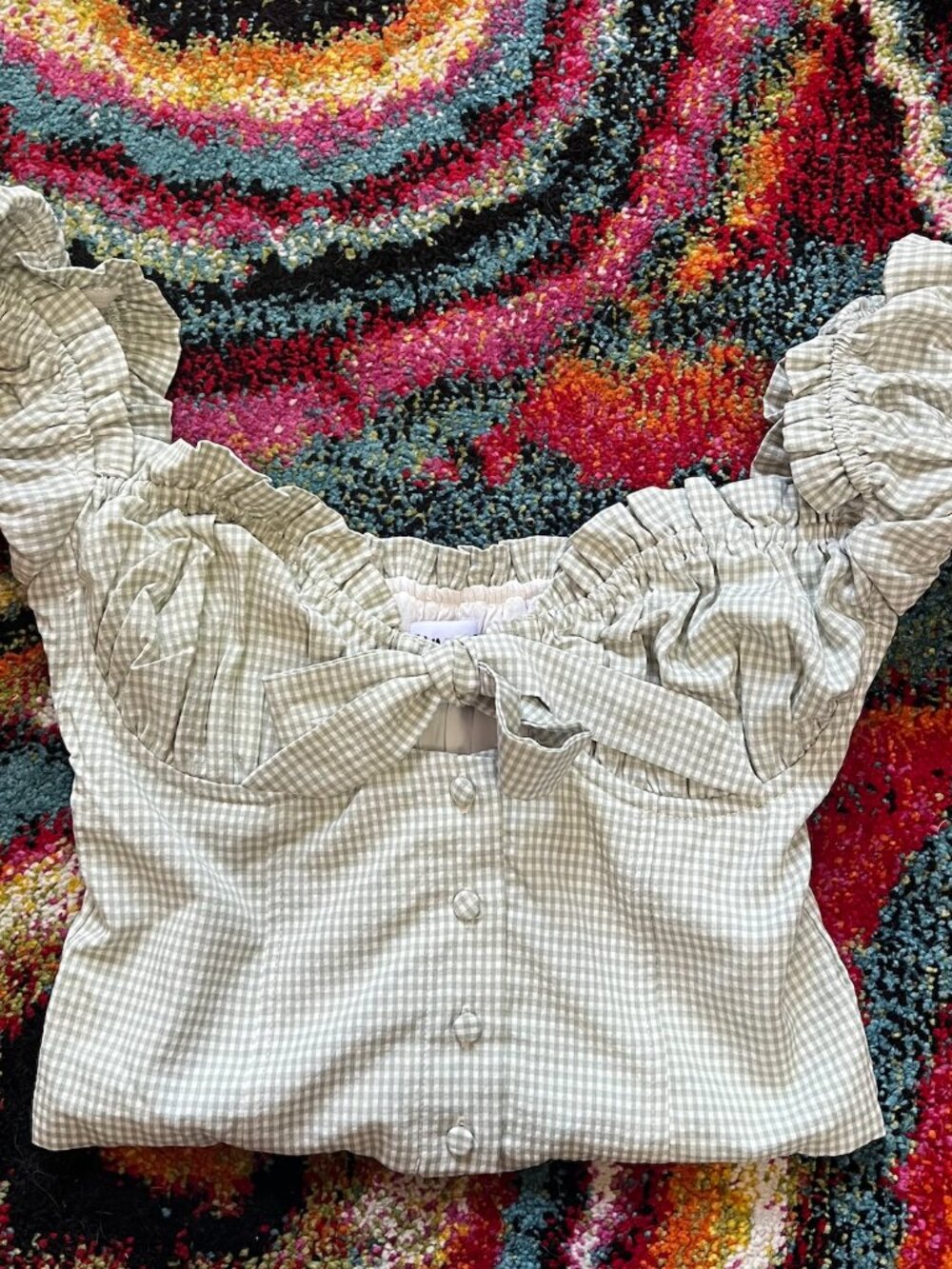 Princess Polly Cottagecore Gingham Top